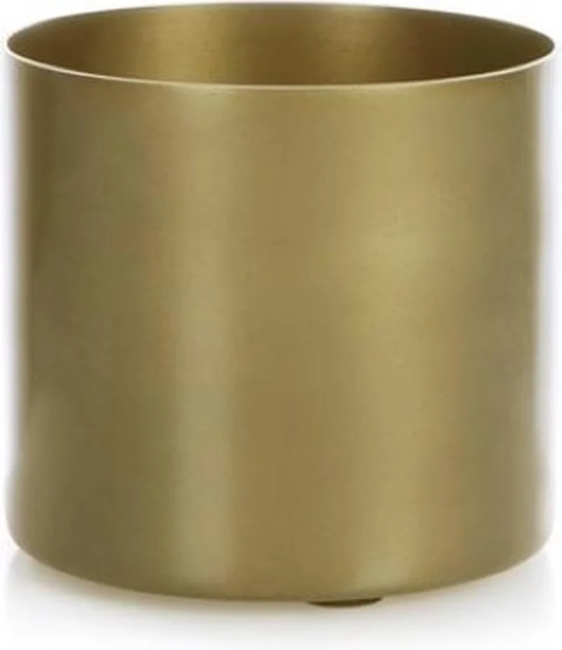 Noella Schaal Small - Rond - Mat Goud - Ø 13 cm från XLBoom i Mat geelkoper – produktbild