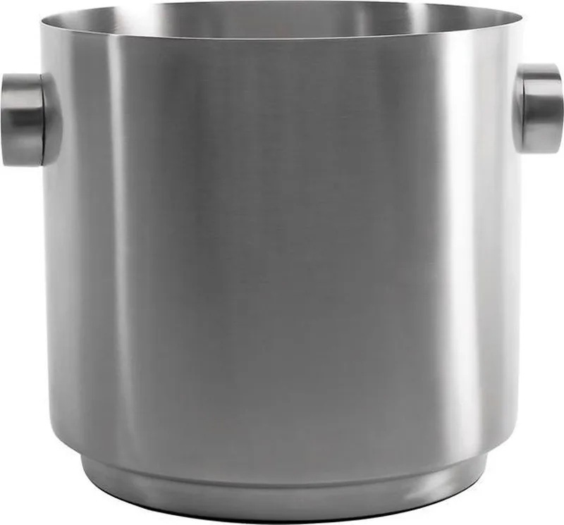 Rondo Wijnemmer Pure Stainless - 27 x 23 x 22 cm Stainless Steel - Luxe design wijnkoeler voor flessen ontworpen door Sascha Sartory van XLBoom in Zilver – productfoto