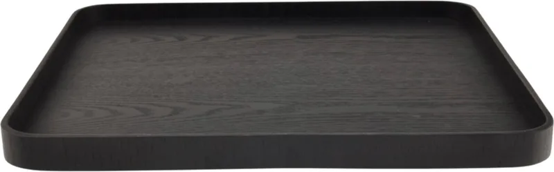 Serve Tray 45,5 x 45,5cm Black - Design dienblad van multiplex met anti-slip - Verkrijgbaar in Black | Walnut | Willow - Tijdloos serveerblad voor tafel, keuken en interieur från XLBoom i Svart – produktbild