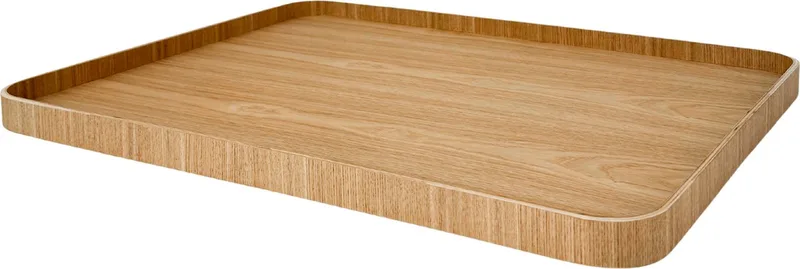 Serve Tray 60 x 46 cm Willow - Design dienblad van multiplex met anti-slip - Verkrijgbaar in Black | Walnut | Willow - Tijdloos serveerblad voor tafel, keuken en interieur by XLBoom in Beige – product photo