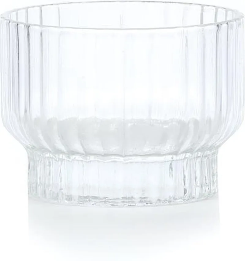 Volta Theelicht - in Glas - Transparant - 9 × 9 × 7 cm by XLBoom in White – product photo