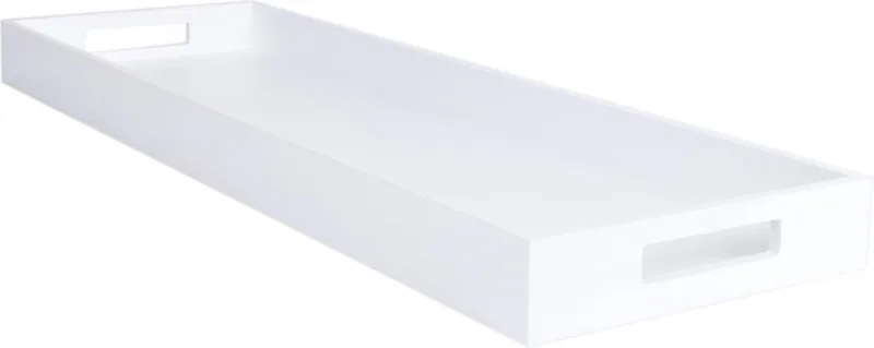Zen Dienblad Extra Lang - 81.5 × 26 × 6 cm by XLBoom in White – product photo