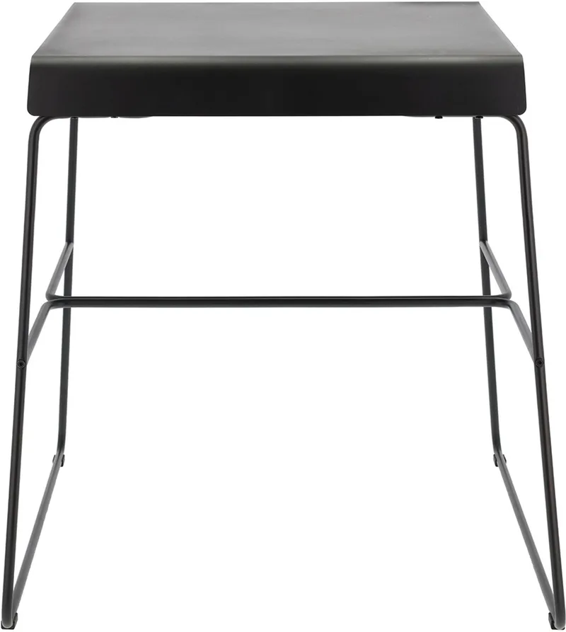 A-Café table Outdoor Tafel 75 x 58 x 72 cm von Zone Denmark in Black – Produktfoto