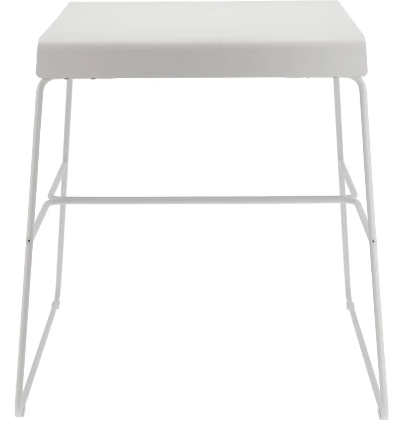 A-Café table Outdoor Tafel 75 x 58 x 72 cm von Zone Denmark in Soft Grey – Produktfoto