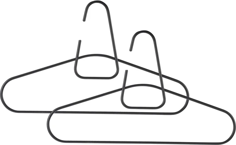 A-hanger Hanger 40,6 x 24,2 cm 2 stuks by Zone Denmark in Black – product photo