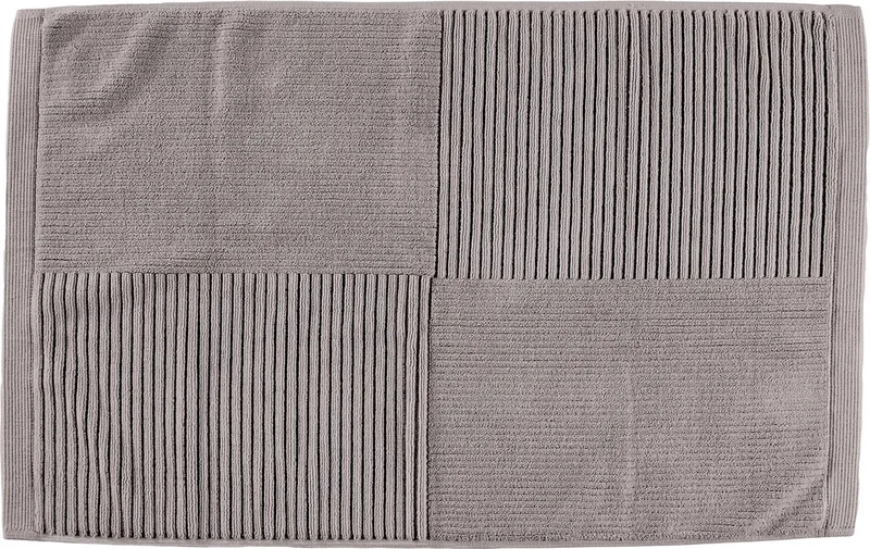 Classic Badmat - Absorberende Badkamermat - Hotelkwaliteit - 100% katoen - 1200g/m2 - 50 x 80 cm - (grijs) by Zone Denmark in Gull Grey – product photo