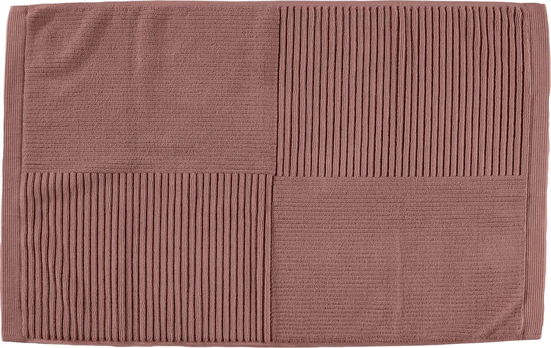 Classic Badmat - Absorberende Badkamermat - Hotelkwaliteit - 100% katoen - 1200g/m2 - 50 x 80 cm - (rood) van Zone Denmark in Peach Red – productfoto