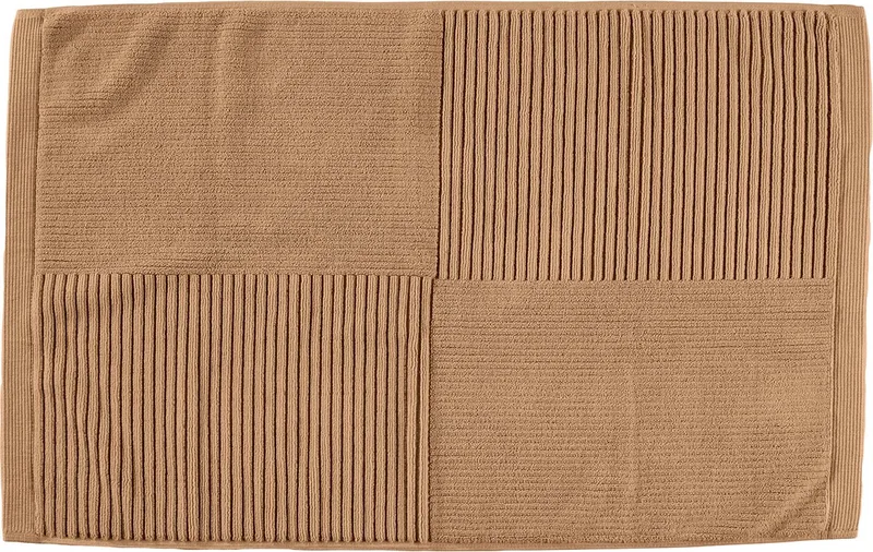 Classic Badmat - Absorberende Badkamermat - Hotelkwaliteit - 100% katoen - 1200g/m2 - 50 x 80 cm fra Zone Denmark i Mandarine – produktbillede