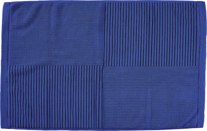 Classic Badmat - Absorberende Badkamermat - Hotelkwaliteit - 100% katoen - 1200g/m2 - 50 x 80 cm - (blauw) by Zone Denmark in Indigo Blue – product photo