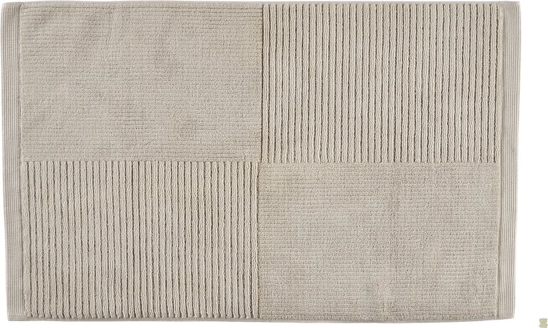 Classic Badmat - Absorberende Badkamermat - Hotelkwaliteit - 100% katoen - 1200g/m2 - 50 x 80 cm från Zone Denmark i Sand – produktbild