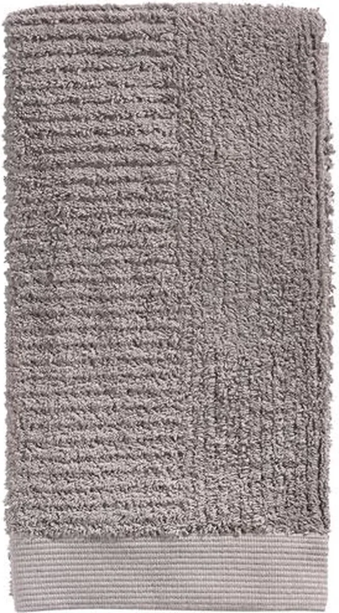 Classic Handdoeken - 50 x 100 - Hotelkwaliteit - Hoge Absorptie - 100% katoen - 600 g/m2 - (grijs) från Zone Denmark i Gull Grey – produktbild