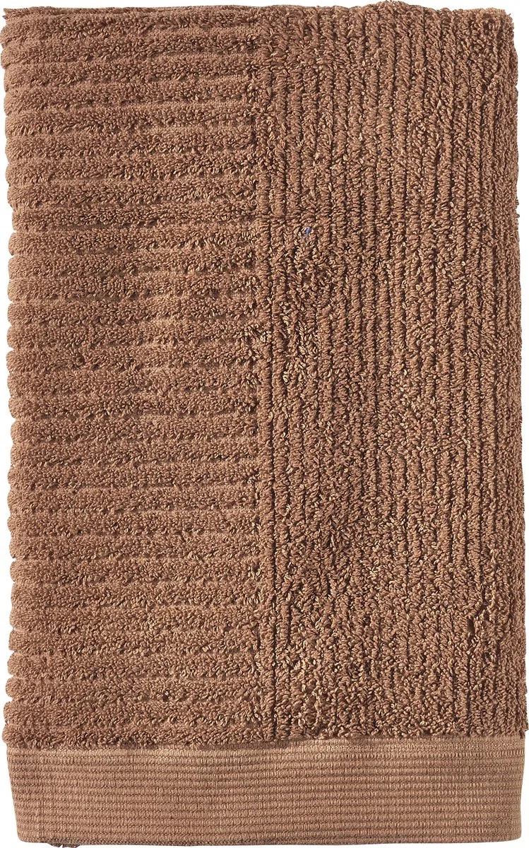 Classic Handdoeken - 50 x 100 - Hotelkwaliteit - Hoge Absorptie - 100% katoen - 600 g/m2 by Zone Denmark in Terracotta – product photo