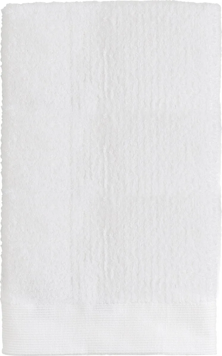 Classic Handdoeken - 50 x 100 - Hotelkwaliteit - Hoge Absorptie - 100% katoen - 600 g/m2 - Wit fra Zone Denmark i White – produktbillede
