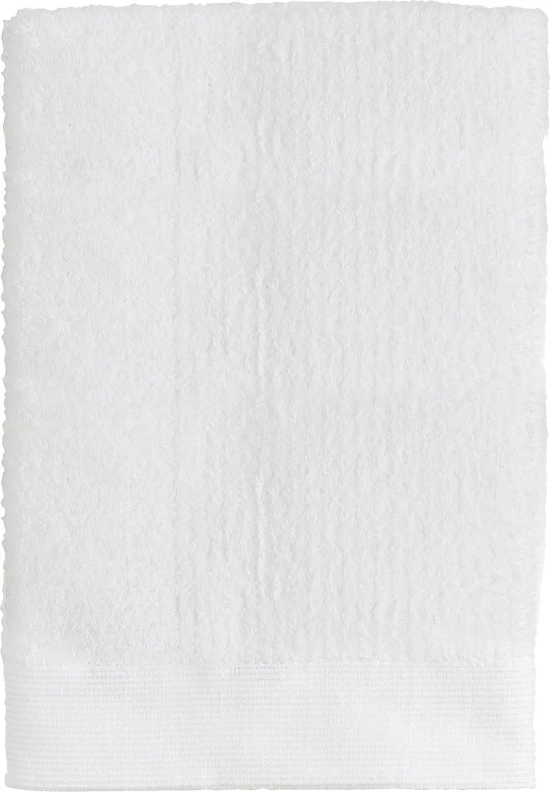 Classic Handdoeken - 50 x 70 - Hotelkwaliteit - Hoge Absorptie - 100% katoen - 600 g/m2 - Wit de Zone Denmark en White – photo du produit