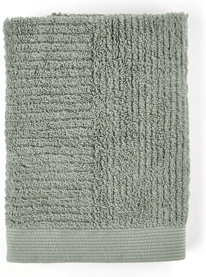 Classic Handdoeken - 50 x 70 - Hotelkwaliteit - Hoge Absorptie - 100% katoen - 600 g/m2 - (groen) de Zone Denmark en Matcha Green – photo du produit