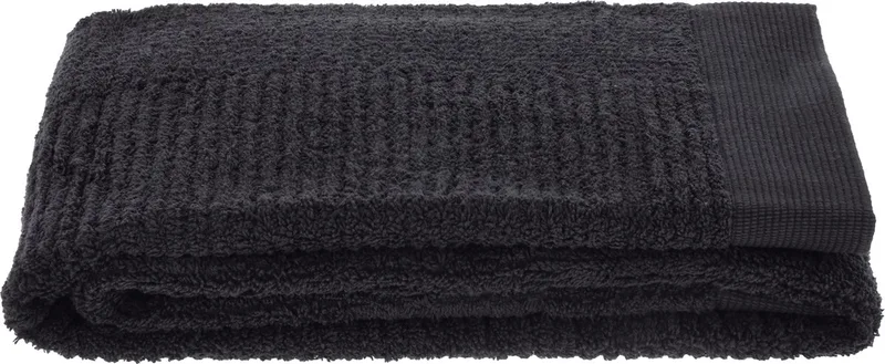 Classic Handdoeken - 70 x 140 - Hotelkwaliteit - Hoge Absorptie - 100% katoen - 600 g/m2 - Zwart by Zone Denmark in Black – product photo