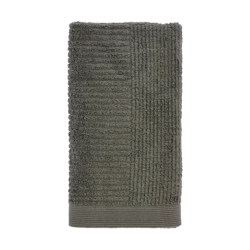 Classic Handtuch 50 x 100cm Olive green de Zone Denmark – photo du produit