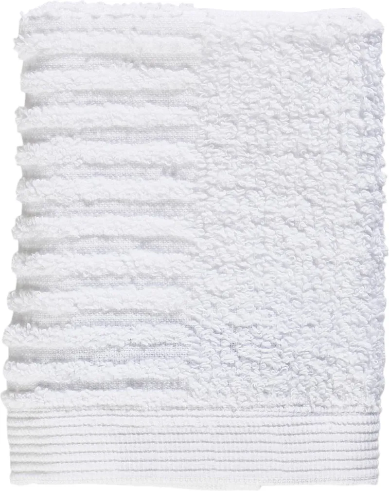 Classic Washandjes - 30 x 30 - Gezichtsdoekjes Hotelkwaliteit - Hoge Absorptie - 100% katoen - 600 g/m2 - Wit by Zone Denmark in White – product photo