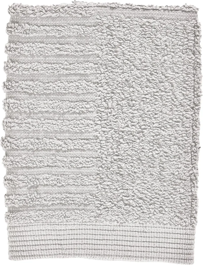 Classic Washandjes - 30 x 30 - Gezichtsdoekjes Hotelkwaliteit - Hoge Absorptie - 100% katoen - 600 g/m2 - (grijs) by Zone Denmark in Soft Grey – product photo
