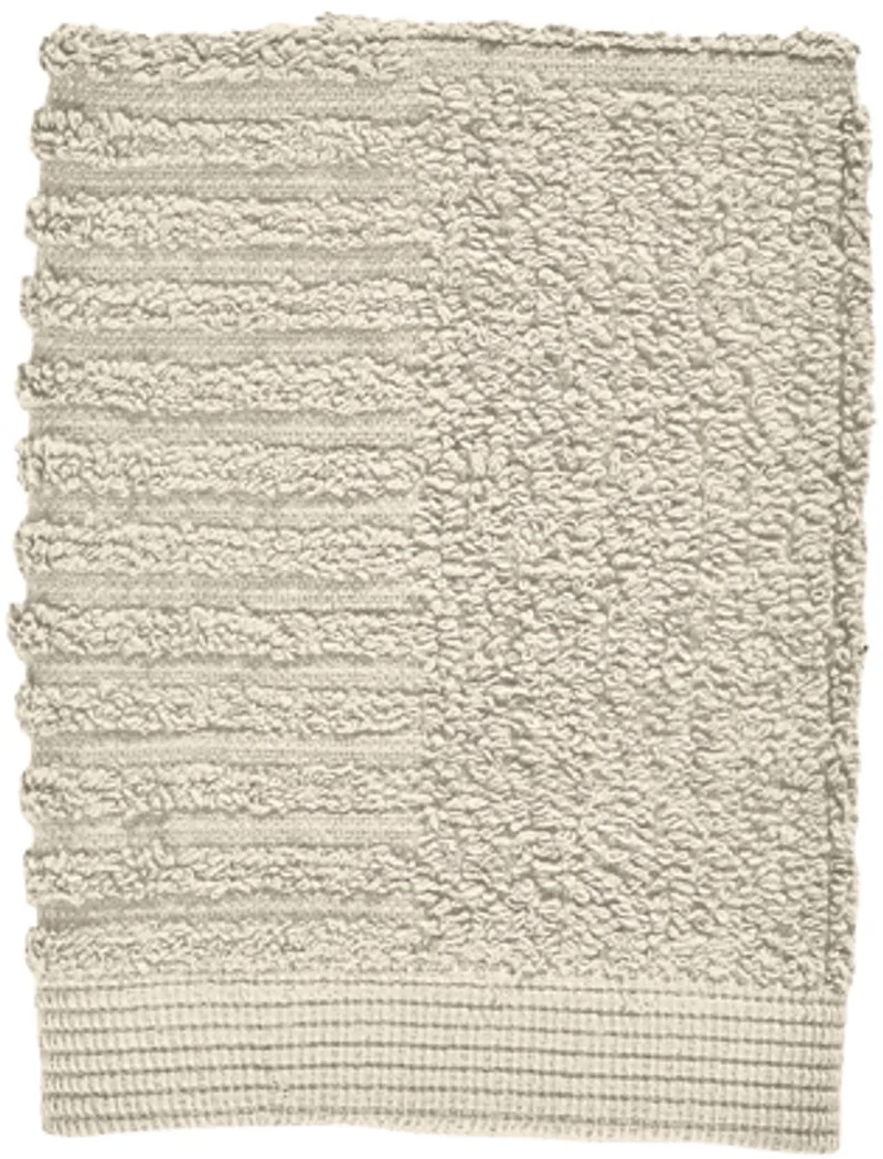 Classic Washandjes - 30 x 30 - Gezichtsdoekjes Hotelkwaliteit - Hoge Absorptie - 100% katoen - 600 g/m2 van Zone Denmark in Sand – productfoto