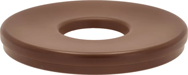 Deksel voor Ume Wasmand - Wasmanddeksel - Kunststof - Ø 40 cm by Zone Denmark in Terracotta – product photo