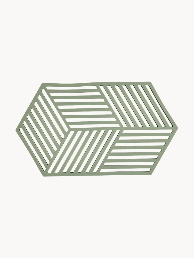 Stort Underlägg i Silikon Hexagon, 2 st von Zone Denmark – Produktfoto