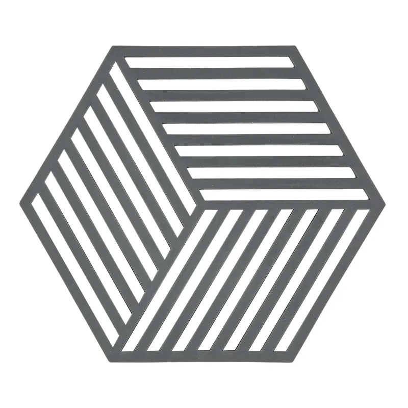 Hexagon Topfuntersetzer Cool grey von Zone Denmark – Produktfoto
