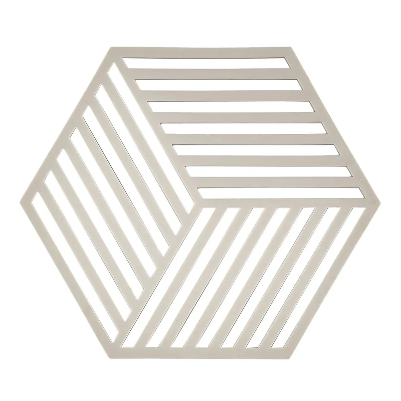 Hexagon Topfuntersetzer Warm grey von Zone Denmark – Produktfoto