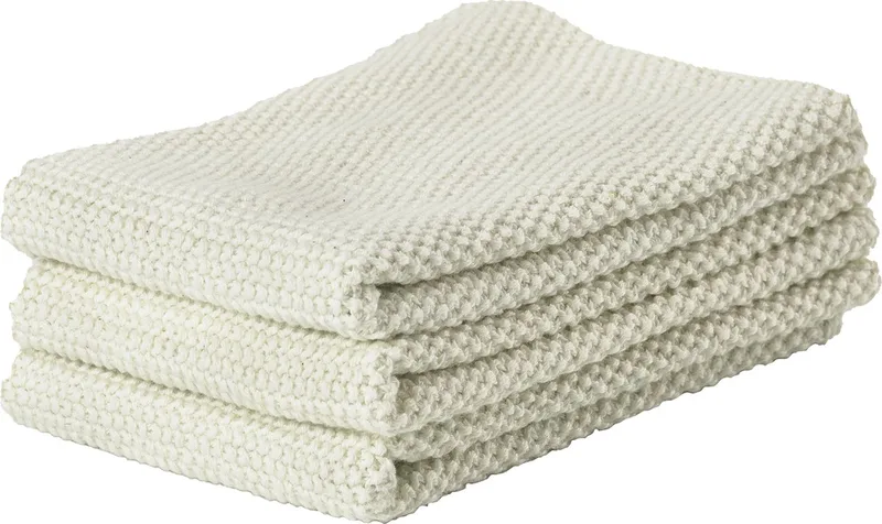 Lappen 27 x 27 cm 3 stuks by Zone Denmark in Biscuit – product photo