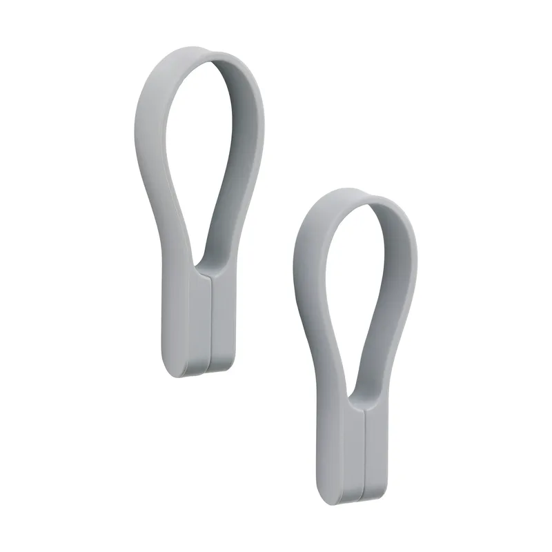 Loop Handtuchhalter magnetisch 2er-Pack Gull grey von Zone Denmark – Produktfoto