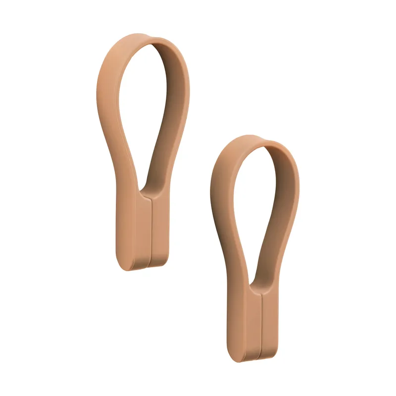 Loop Handtuchhalter magnetisch 2er-Pack Mandarine von Zone Denmark – Produktfoto