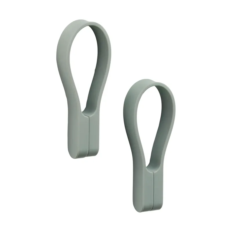 Loop Handtuchhalter magnetisch 2er-Pack Matcha green von Zone Denmark – Produktfoto