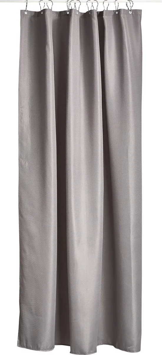 Lux Douchegordijn 200 x 180 cm van Zone Denmark in Grey – productfoto
