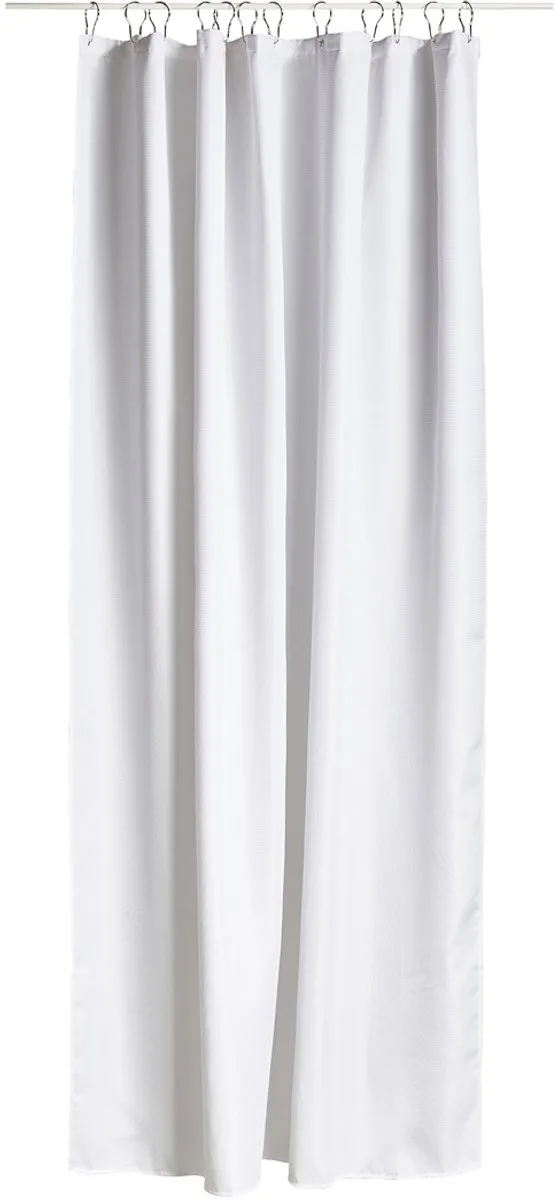 Lux Douchegordijn 220 x 180 cm van Zone Denmark in White – productfoto