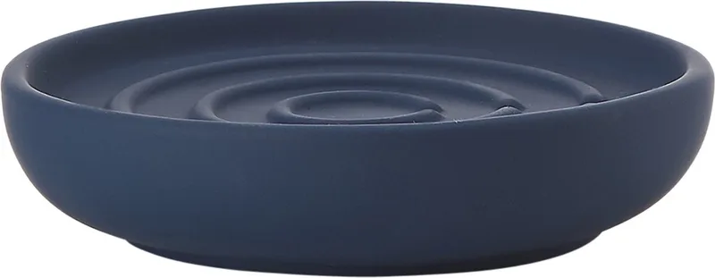 Nova One Zeepbakje - Porseleinen Zeepschaaltje - Toilet & Badkamer Accessoires - Ø 11 cm - (blauw) de Zone Denmark en Royal Blue – photo du produit