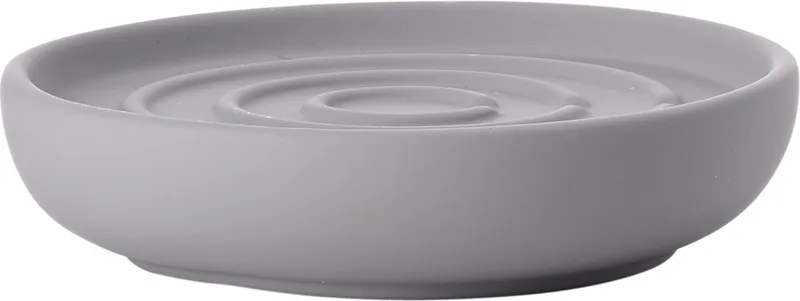 Nova One Zeepbakje - Porseleinen Zeepschaaltje - Toilet & Badkamer Accessoires - Ø 11 cm - (grijs) de Zone Denmark en Gull Grey – photo du produit