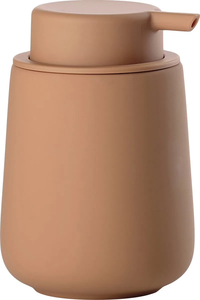 Nova One Zeepdispenser - Zeeppompje Vrijstaand - Zeeppomp voor Badkamer, Keuken & Toilet - Toilet & Badkamer Accessoires - 250 ml - 11,5 x 8 cm - (blauw) von Zone Denmark in Mandarine – Produktfoto