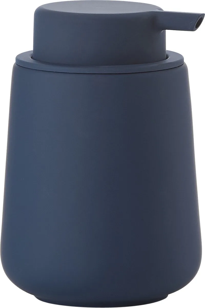 Nova One Zeepdispenser - Zeeppompje Vrijstaand - Zeeppomp voor Badkamer, Keuken & Toilet - Toilet & Badkamer Accessoires - 250 ml - 11,5 x 8 cm - (blauw) von Zone Denmark in Royal Blue – Produktfoto