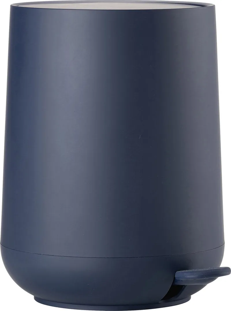 Nova Pedaalemmer - Prullenbak Badkamer Softclose - Afvalemmer Klein - Toilet & Badkamer Accessoires - Kunststof - 3 liter - 23,5 x 20,5 cm - Royaliter Blue (blauw) by Zone Denmark in Royal Blue – product photo