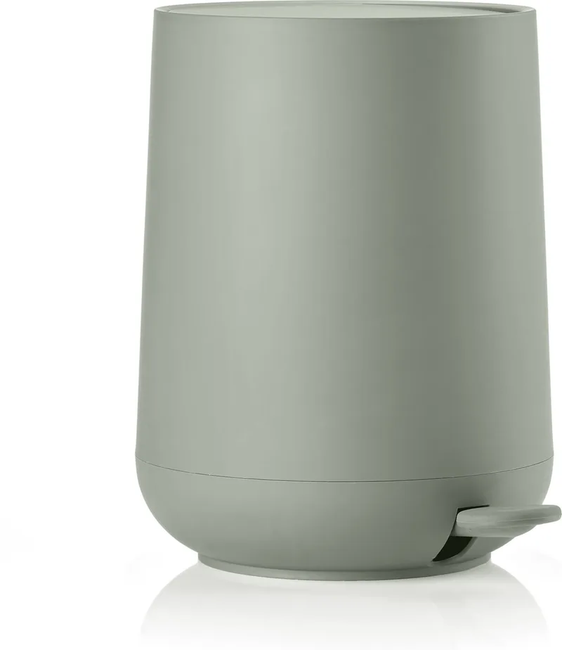 Nova Pedaalemmer - Prullenbak Badkamer Softclose - Afvalemmer Klein - Toilet & Badkamer Accessoires - Kunststof - 3 liter - 23,5 x 20,5 cm - (groen) de Zone Denmark en Matcha Green – photo du produit