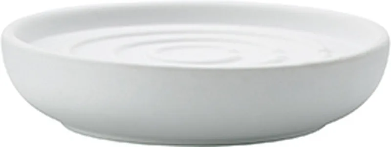 Nova Zeepbakje - Porseleinen Zeepschaaltje - Toilet & Badkamer Accessoires - Ø 11 cm - Wit von Zone Denmark in White – Produktfoto