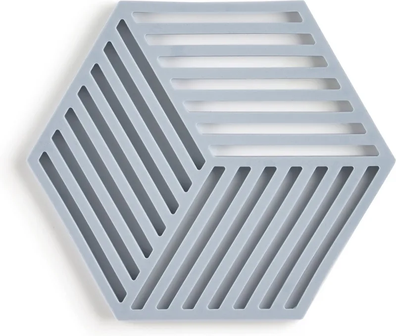 Pannenonderzetter Hexagon – Onderzetters Pannen – Hittebestendig tot 250°C – Vaatwasserbestendig – Siliconen – 16 x 14 x 0,9 cm van Zone Denmark in Sky – productfoto