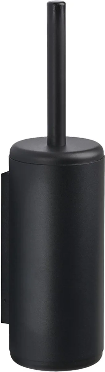 Rim Toiletborstel met houder hangend - WC Borstel - Toilet & Badkamer Accessoires - Kunststof - 38,2 x 10 cm - Zwart von Zone Denmark in Black – Produktfoto