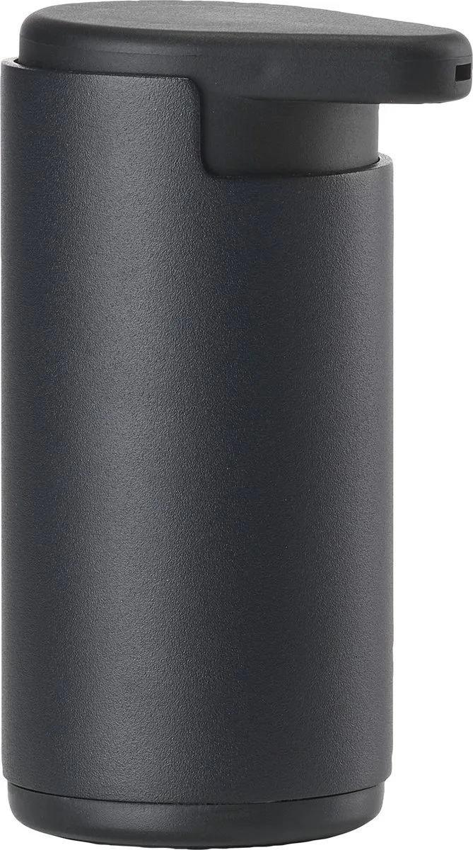 Rim Zeepdispenser - Zeeppompje Vrijstaand - Zeeppomp voor Badkamer, Keuken & Toilet - Toilet & Badkamer Accessoires - 200 ml - 14,4 x 8,7 cm - Zwart von Zone Denmark in Black – Produktfoto