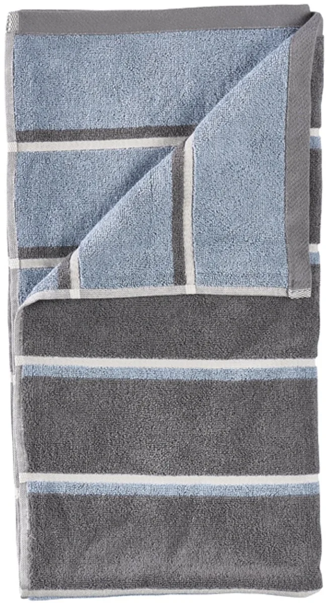 Sauna Handdoek 100 x 50 cm van Zone Denmark in Grey/Blue Fog/Soft Grey – productfoto