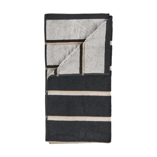 Sauna Handtuch Black-soft grey-camel, 50x100 cm by Zone Denmark – product photo 1 of 3