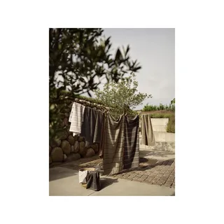 Sauna Handtuch Eucalyptus-olive green-soft grey, 50x100 cm van Zone Denmark – productfoto 2 van 2
