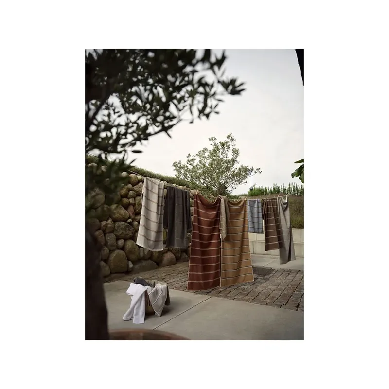 Sauna Handtuch Soft grey-eucalyptus-terracotta, 50x100 cm by Zone Denmark – product photo 3 of 3
