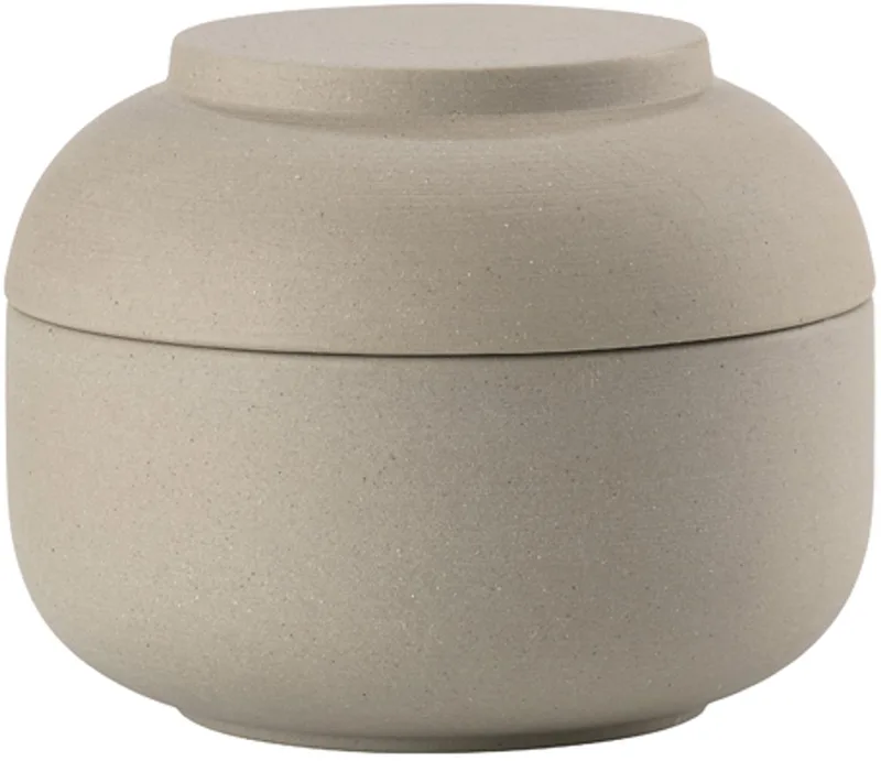 Sensu Pot met deksel Dia 10 x 7,5 cm by Zone Denmark in Taupe – product photo