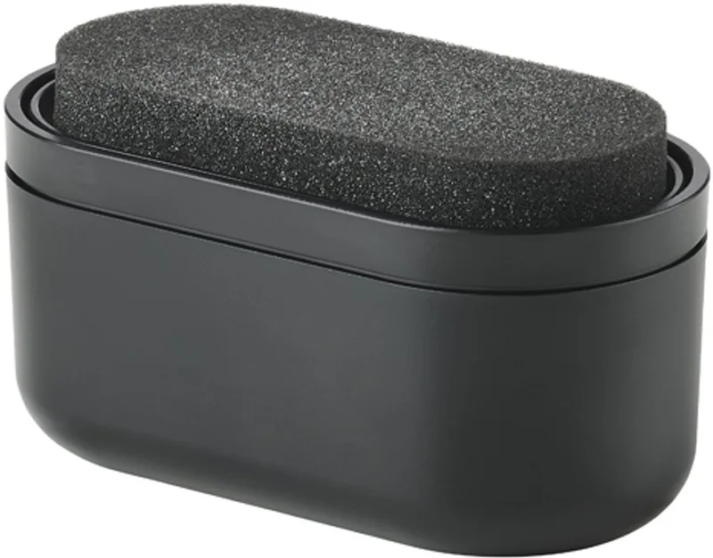Singles Afwasstation met spons 16,9 x 8,9 x 7,8 cm van Zone Denmark in Black – productfoto